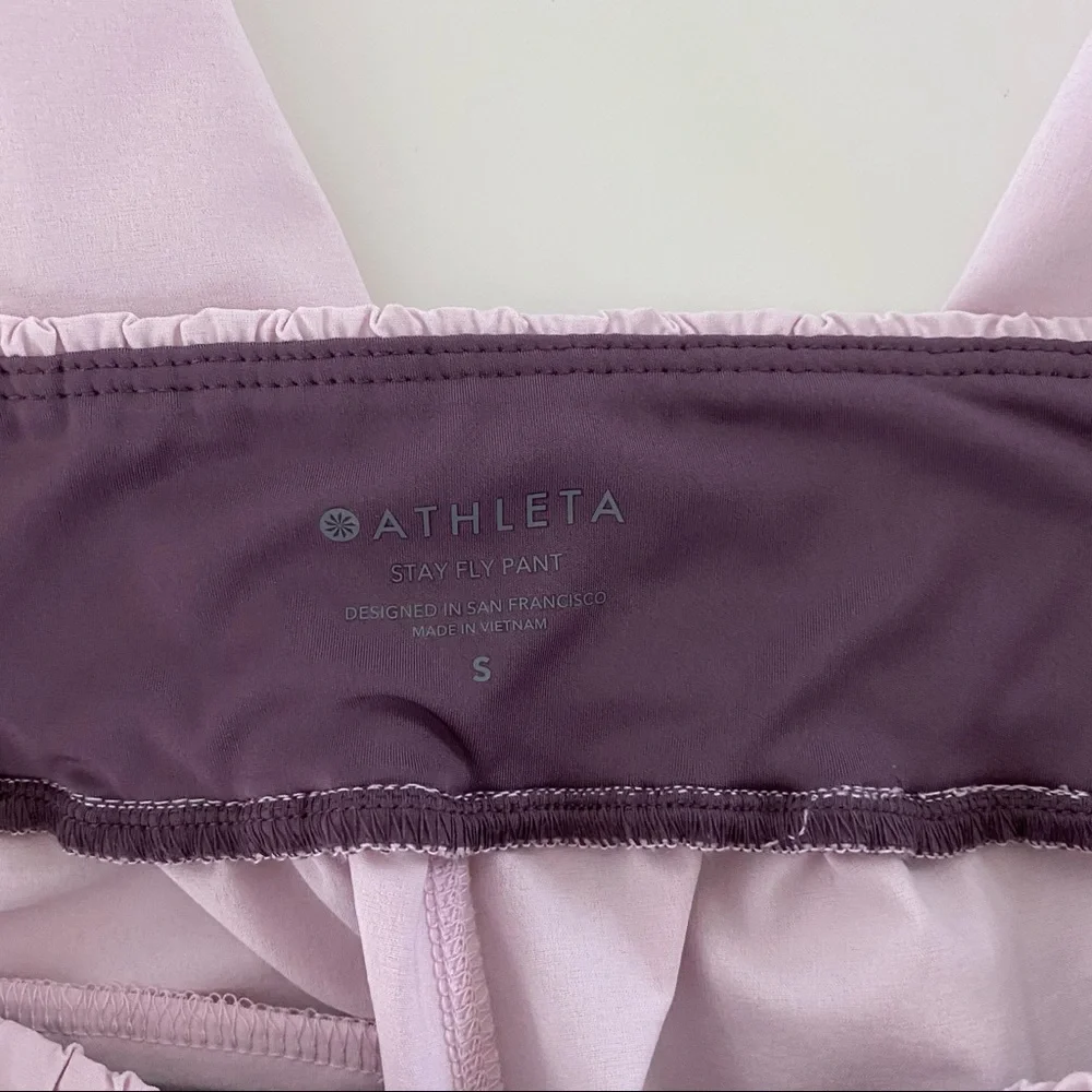 Athleta Stay Fly Cargo Pants Pink size Small - Picture 9 of 14